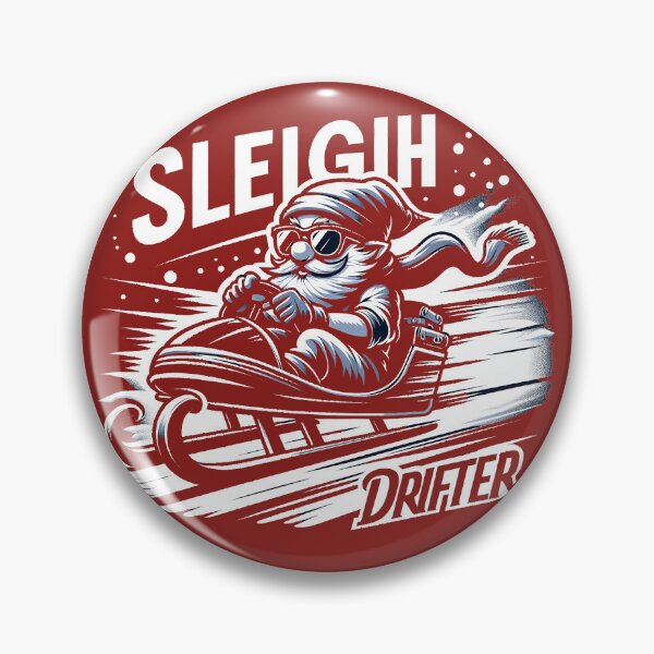 Item preview, Sleigh Drifter - Gnome in Snowy Power-Slide designed and sold by PixelProphets.