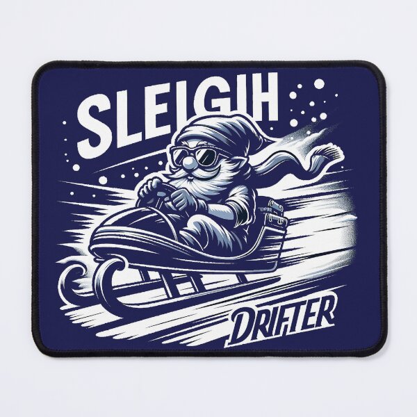 Item preview, Sleigh Drifter - Gnome in Snowy Power-Slide designed and sold by PixelProphets.