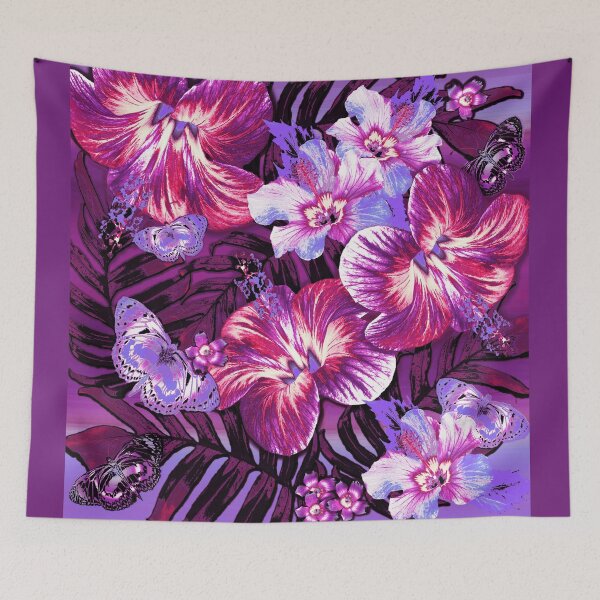 Item preview, Red Violet Aloha designed and sold by Nina May Designs.