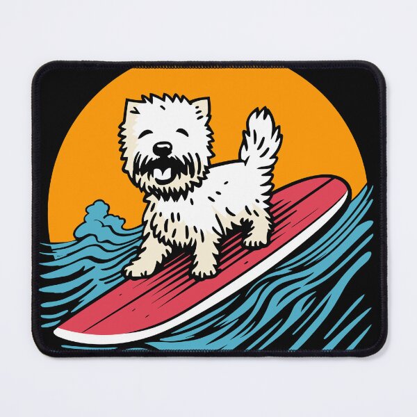 Item preview, Surfing Westie designed and sold by TheHellSong.