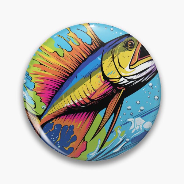 Item preview, Marlin Fish Cartoon Pop Art 1 designed and sold by AstroRisq.