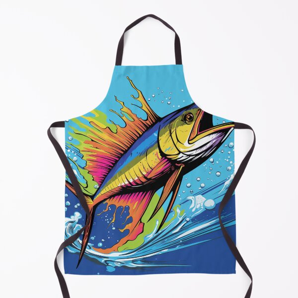 Item preview, Marlin Fish Cartoon Pop Art 1 designed and sold by AstroRisq.