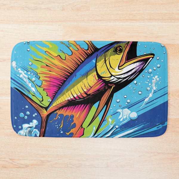 Item preview, Marlin Fish Cartoon Pop Art 1 designed and sold by AstroRisq.