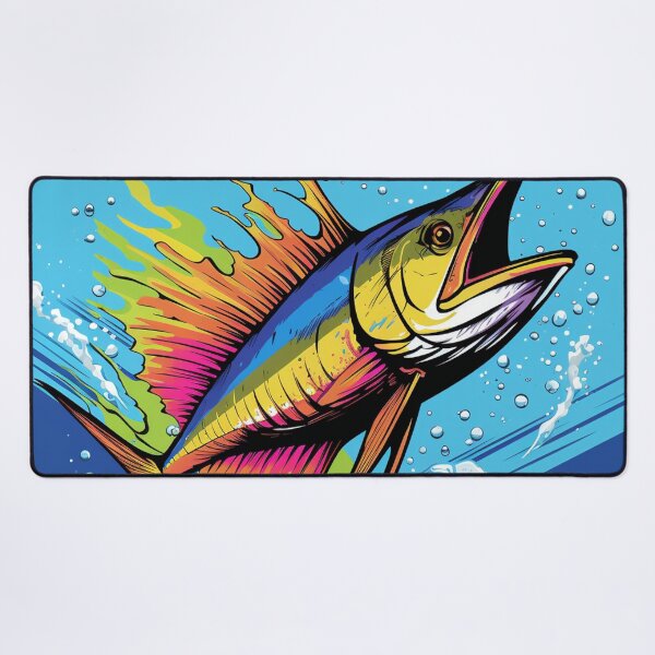 Item preview, Marlin Fish Cartoon Pop Art 1 designed and sold by AstroRisq.