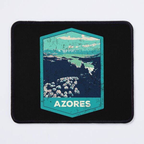 Item preview, Azores Islands Landscape Illustration designed and sold by Lemomo-artworks.