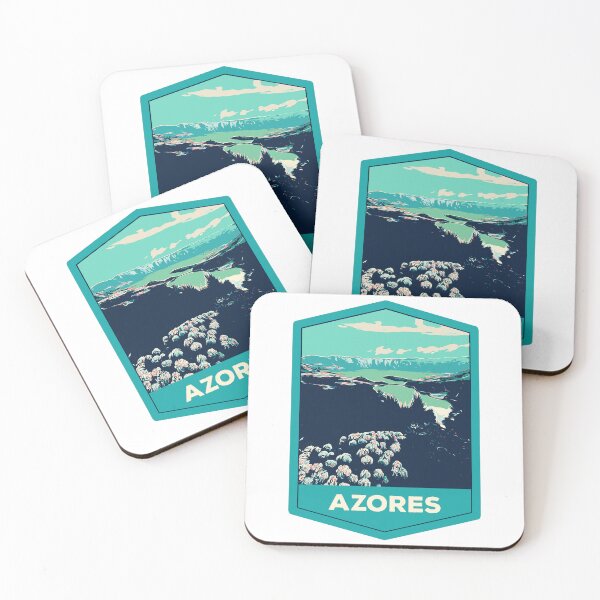 Item preview, Azores Islands Landscape Illustration designed and sold by Lemomo-artworks.