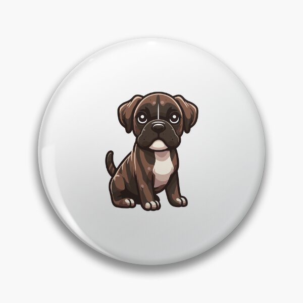 Item preview, Cute Brindle Boxer Puppy Vector Art designed and sold by Arterx.