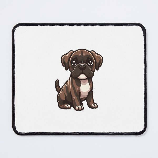 Item preview, Cute Brindle Boxer Puppy Vector Art designed and sold by Arterx.