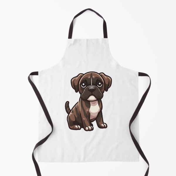 Item preview, Cute Brindle Boxer Puppy Vector Art designed and sold by Arterx.