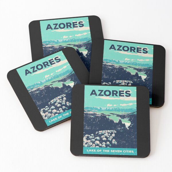 Item preview, Azores Islands Landscape Illustration designed and sold by Lemomo-artworks.