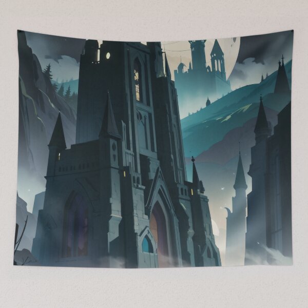 Item preview, huge gothic castle designed and sold by CerresVictoria.