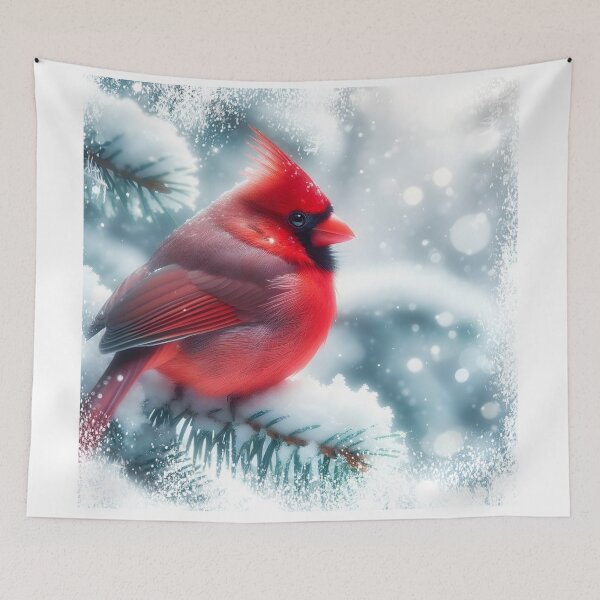 Item preview, Northern Cardinal Christmas designed and sold by Truck Stop One.