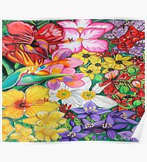 Flower pedals | Abstract Art Poster