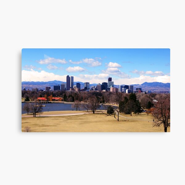 Downtown Denver in March Canvas Print