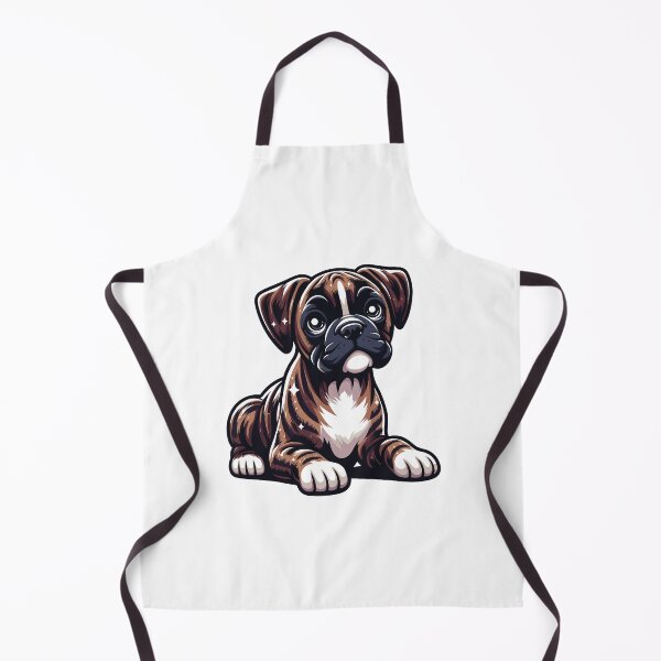 Item preview, Brindle Boxer Vector Illustration designed and sold by Arterx.