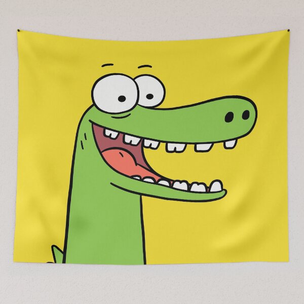 Item preview, Funny Cartoon Crocodile designed and sold by TheHellSong.