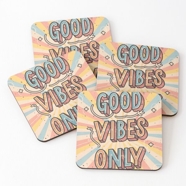 Item preview, Good Vibes Only Groovy Retro  designed and sold by Lunacreativetime.