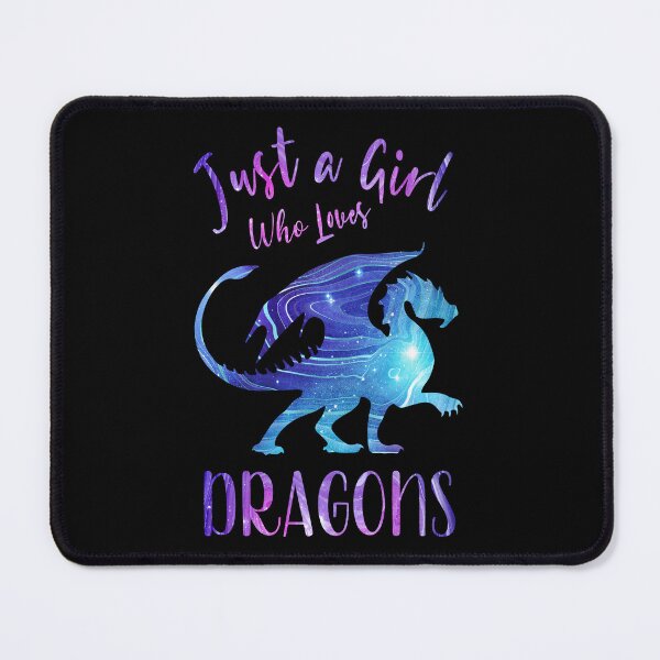 Item preview, Just a Girl Who Loves Dragons designed and sold by Sarah Wainwright.