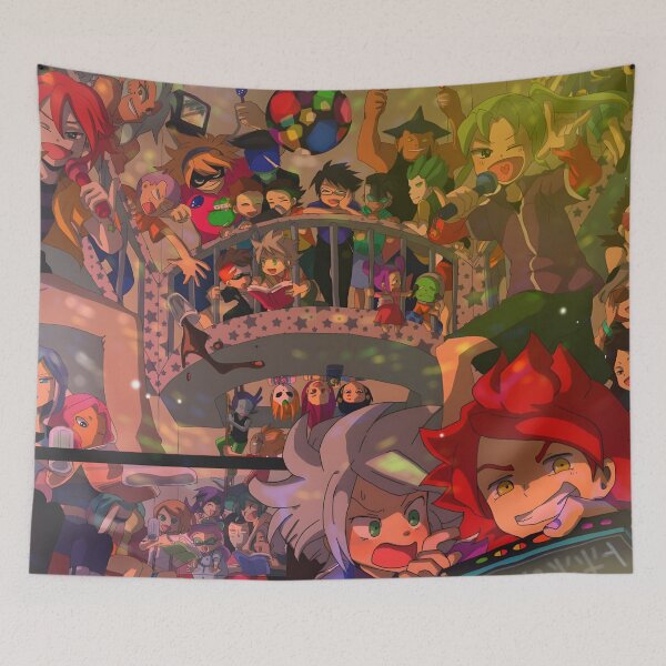 Item preview, All Characters of Inazuma Eleven - Halloween art designed and sold by Adeel Mushtaq.