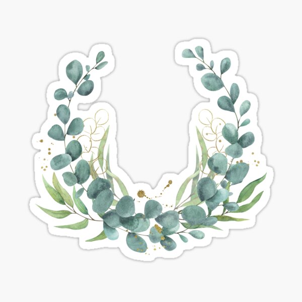 Item preview, Eucaliptus green beautiful flowers leaves designed and sold by DigitalArtProd.