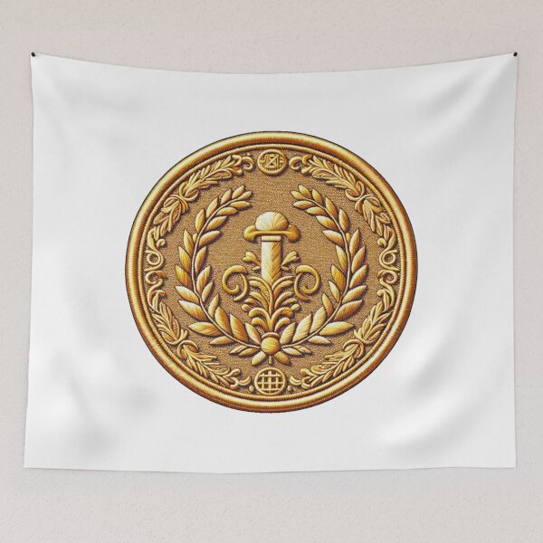 Item preview, Embroidered Golden Coin designed and sold by kylmllr101684.