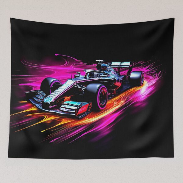 Item preview, Race Car Neon Art Pink 1 designed and sold by AstroRisq.