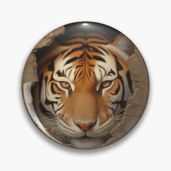 Item preview, Tiger through a wall designed and sold by mi-kam.