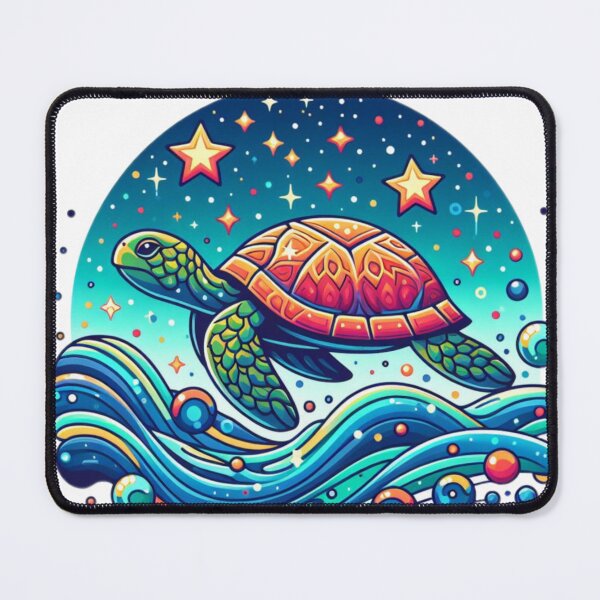 Item preview, Magical Turtle Floating in The Milkyway designed and sold by FuzyFriendHaven.