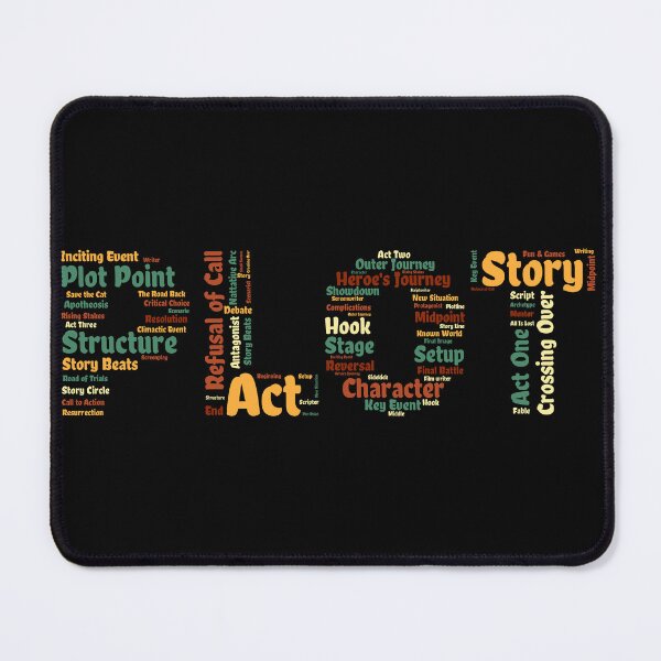 Item preview, Plot Story Structure Writing Word Cloud designed and sold by 4TeeToo.