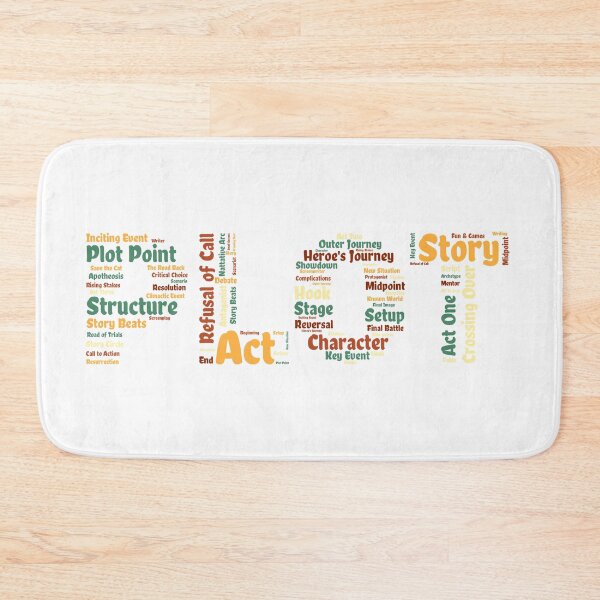 Item preview, Plot Story Structure Writing Word Cloud designed and sold by 4TeeToo.