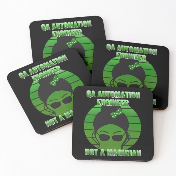 Item preview, QA tester - QA  Automation engineer not a magician designed and sold by stayartsy07.