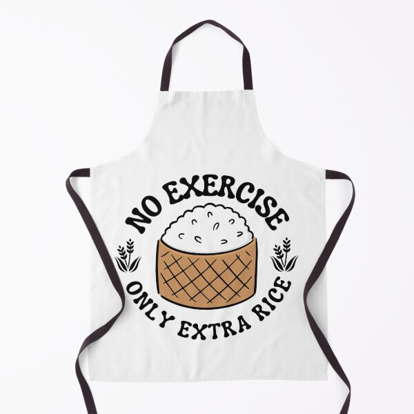 Item preview, Exercise i thought you said extra rice Funny saying | gym lovers | Asian | funny designed and sold by TheTimer.