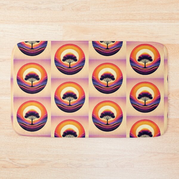 Item preview, Elegant Tree At Sunset: Fusion Of Nature And Minimalism designed and sold by LIAMRIVIERART.