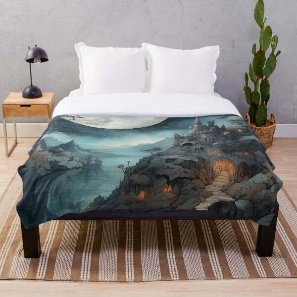 Item preview, Fantasy Landscape No. 1, Akelarre designed and sold by AkelarreDesigns.