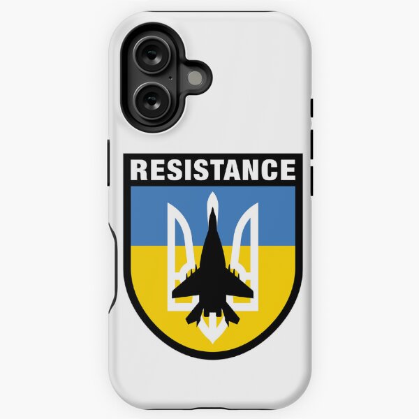 Aperçu de l'œuvre Résistance ukrainienne | Je suis aux côtés de l'Ukraine | Slava Ukraine | Blason créée et vendue par ozumdesigns.