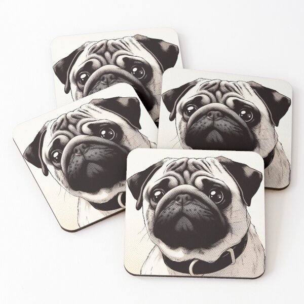 Item preview, Cute Pug designed and sold by ofanaim.
