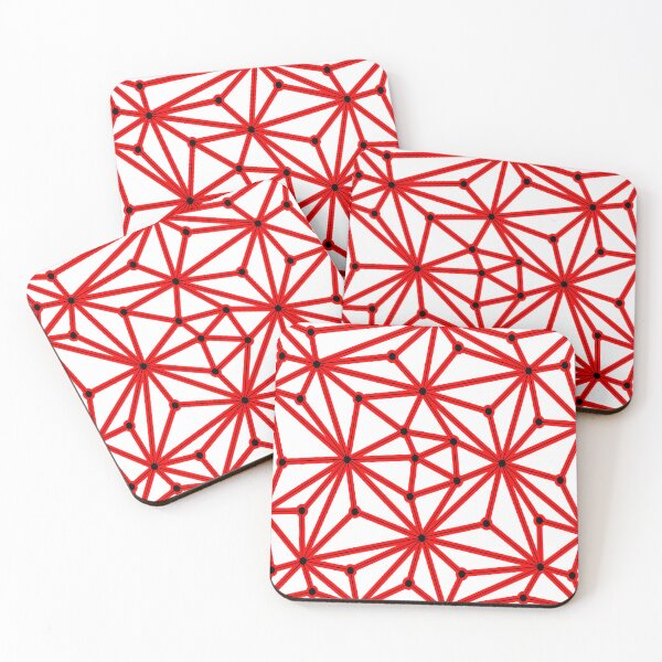 Item preview, Abstract geometric pattern - red. designed and sold by K.S ART.