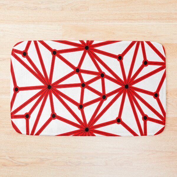 Item preview, Abstract geometric pattern - red. designed and sold by K.S ART.