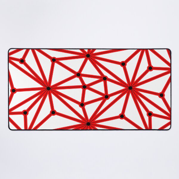Item preview, Abstract geometric pattern - red. designed and sold by K.S ART.