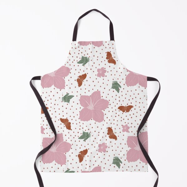 Item preview, Festive Christmas flower and butterflies - pink white designed and sold by SerahO.