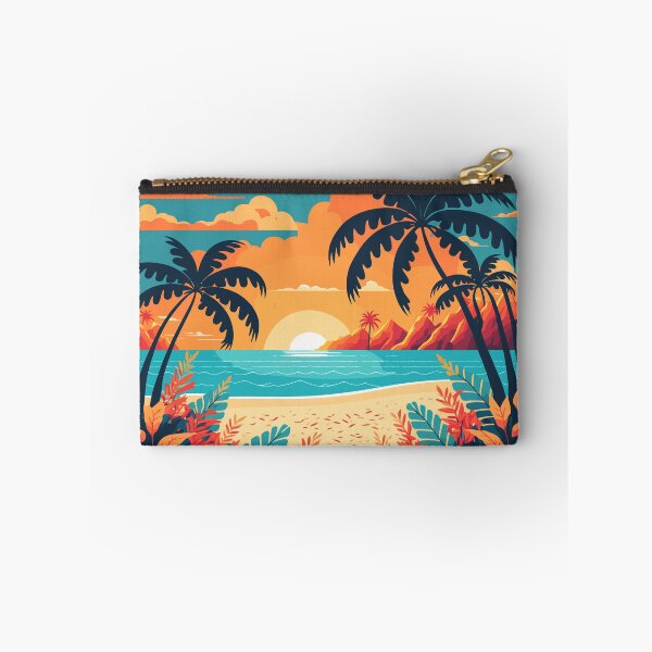 Item preview, Sunset By The Tropical Summer Beach designed and sold by Vector Scout Lab.