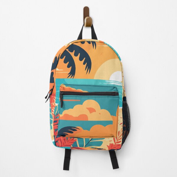 Item preview, Sunset By The Tropical Summer Beach designed and sold by Vector Scout Lab.