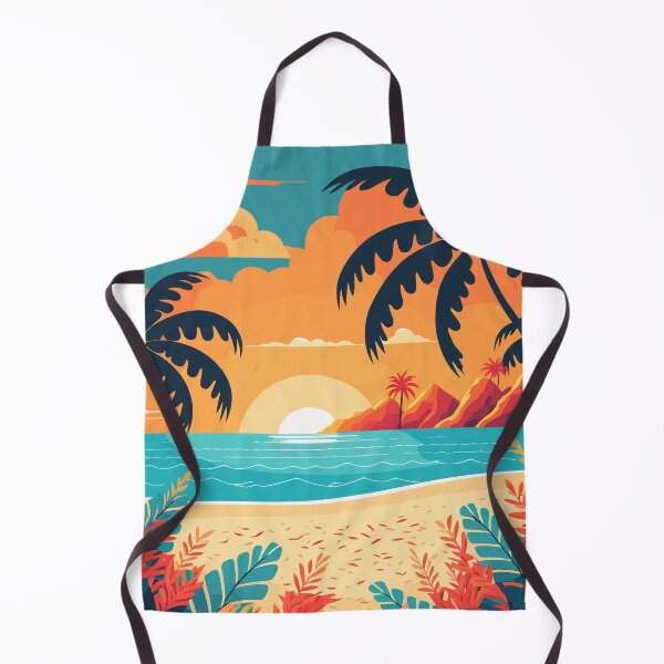 Item preview, Sunset By The Tropical Summer Beach designed and sold by Vector Scout Lab.