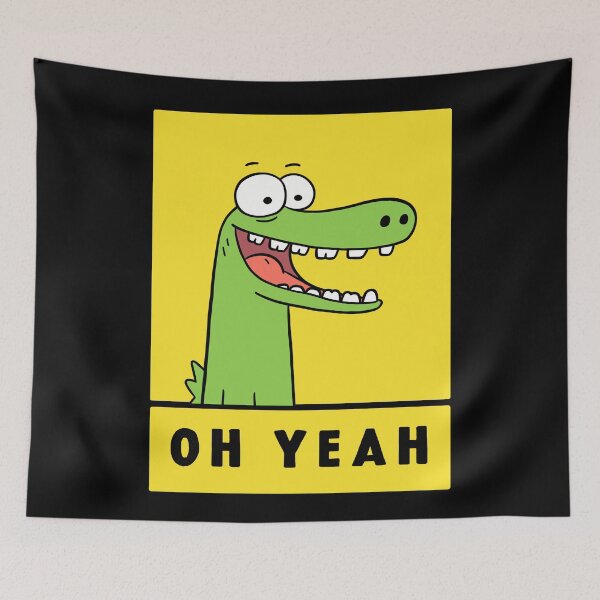 Item preview, Funny Cartoon Crocodile designed and sold by TheHellSong.