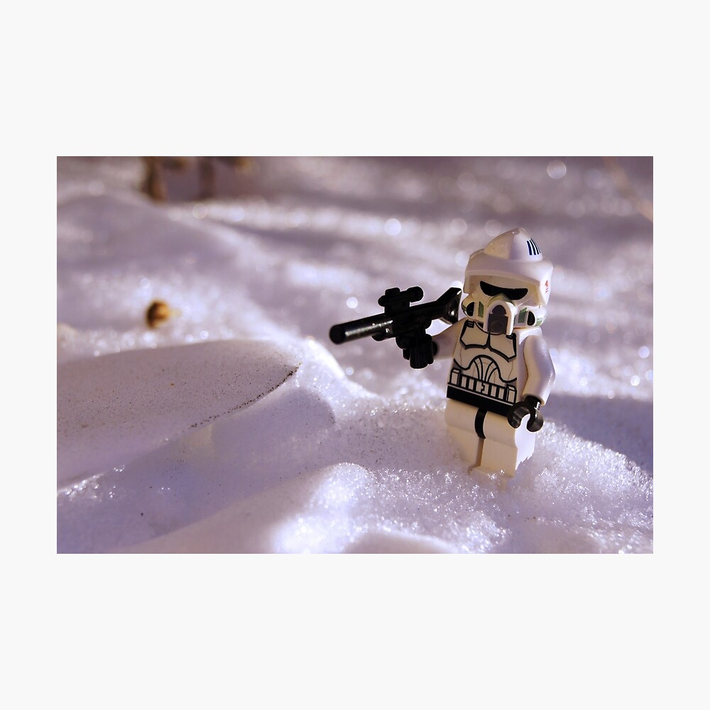 Snow Trooper Photographic Print