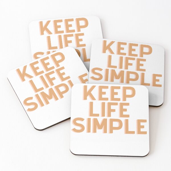 Item preview, Keep Life Simple designed and sold by IconicFriends.