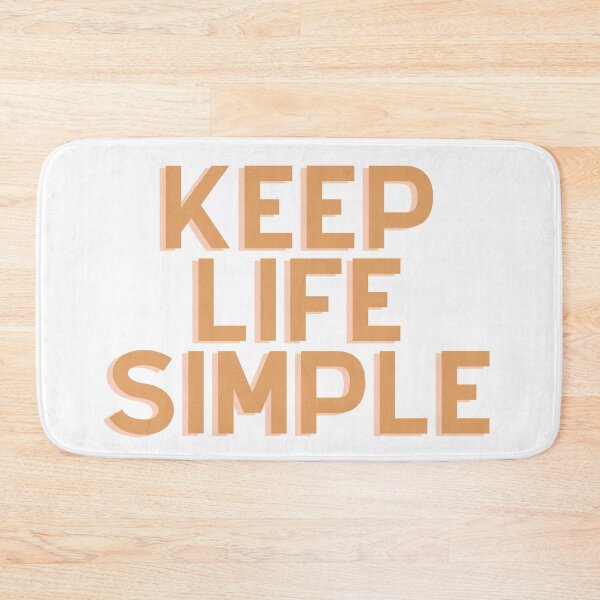 Item preview, Keep Life Simple designed and sold by IconicFriends.