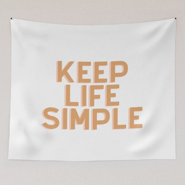 Item preview, Keep Life Simple designed and sold by IconicFriends.