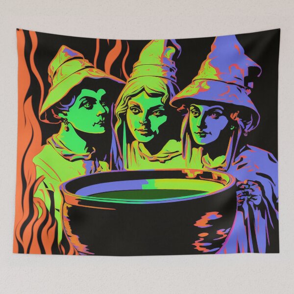 Item preview, Witches Around a Cauldron Pop Art 2 designed and sold by AstroRisq.
