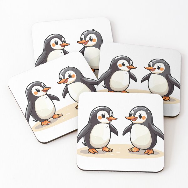 Item preview, pair of penguins designed and sold by azaidco.